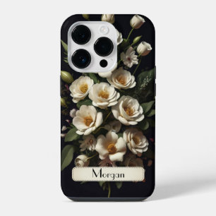 Coque Pour iPhone 14 Plus Couronne de fleurs sauvages aquarelle personnalisé