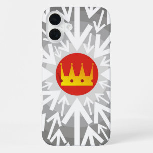 Coque iPhone 16 Plus Couronne dorée