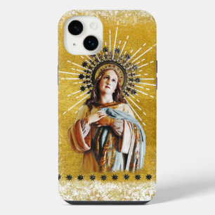 Couronne étoilée blanche et or de la Vierge Marie