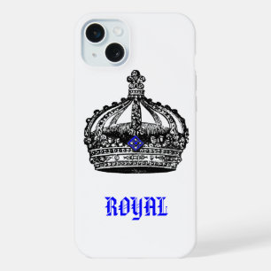 Coque iPhone 15 Plus Couronne royale vintage