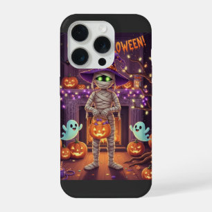 Coque iPhone 15 Pro Coussin de jet pour Halloween