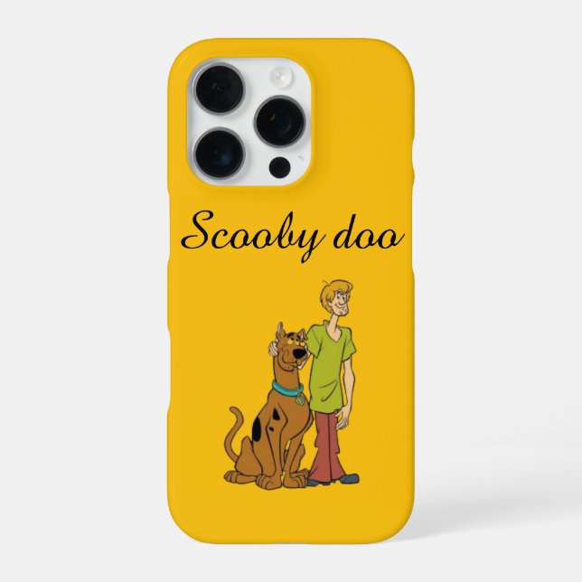 Coque iPhone couvercle arrière de téléphone [Scooby Doo] (Verso)
