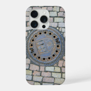 Coque iPhone 15 Pro Couvercle d'égout, château de Prague, République t