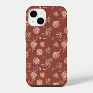 Coque Pour iPhone 14 Couverture d'automne de Thanksgiving à l'aquarelle