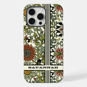 Coque iPhone 15 Pro Max Couverture iPhone Damask personnalisée - Choisisse