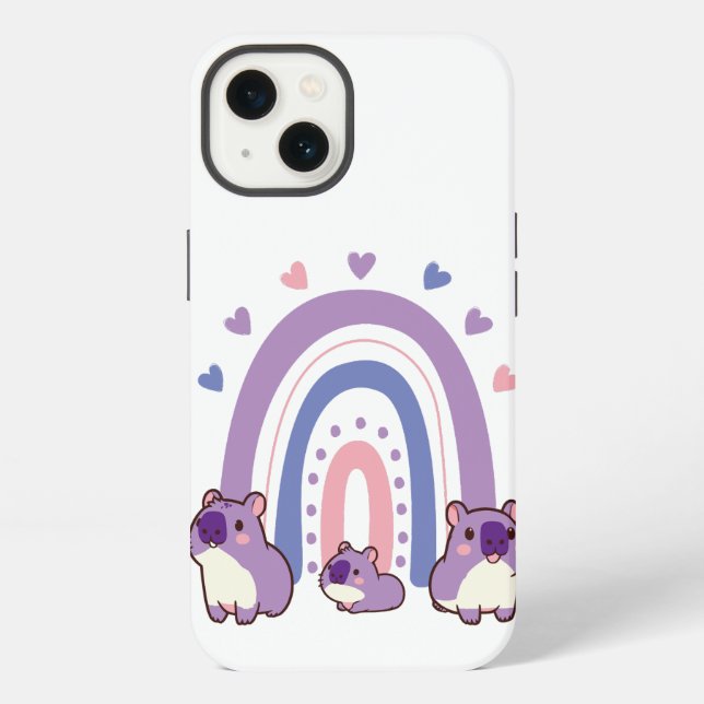 Coque iPhone Couverture téléphonique Capybara (Verso)