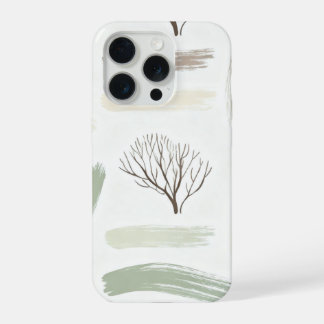 Coque iPhone 15 Pro Cozy  Minimal Winter Aesthetic Pattern  