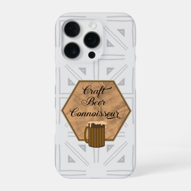 Coque iPhone Craft Beer Connoisseur (Verso)