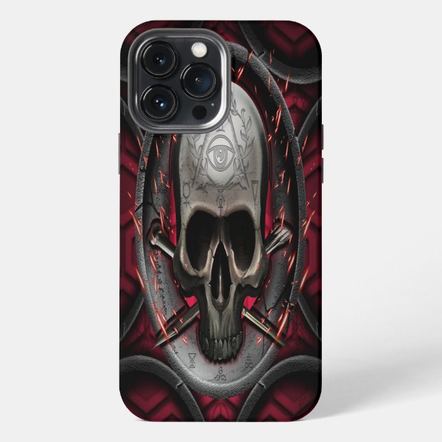 Coque iPhone crâne Ars Longa Vita Brevis (Verso)