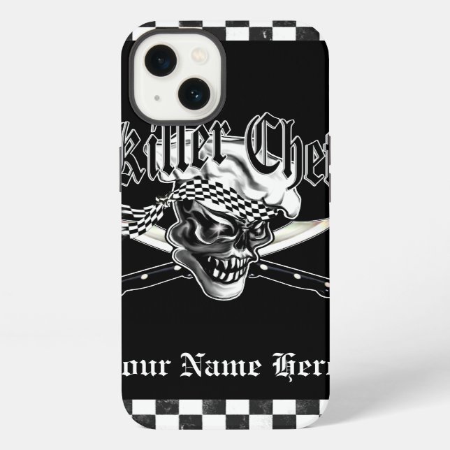 Coque iPhone Crâne de chef 5 (Verso)