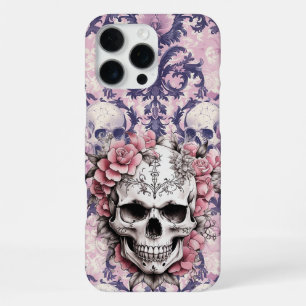 Coque iPhone 16 Pro Max Crâne en sucre rose