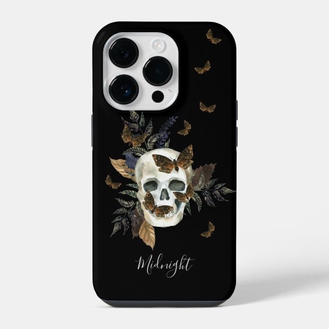 Coque iPhone Crâne gothique  (Verso)