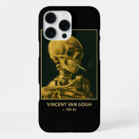 Crâne Vintage Fumeur – Unique Inspiré de Van Gogh