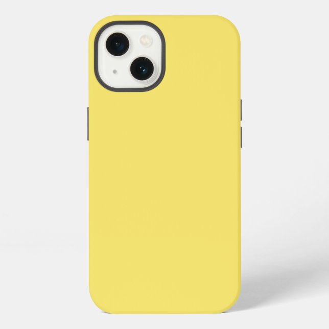 Coque iPhone Crayon Color Yellow iPhone 13 Téléphone Case (Verso)