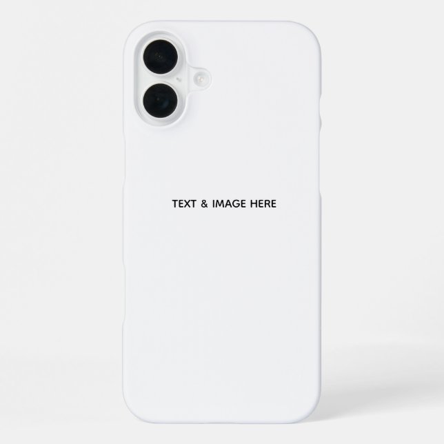 Coque iPhone Create Your Own white (Verso)