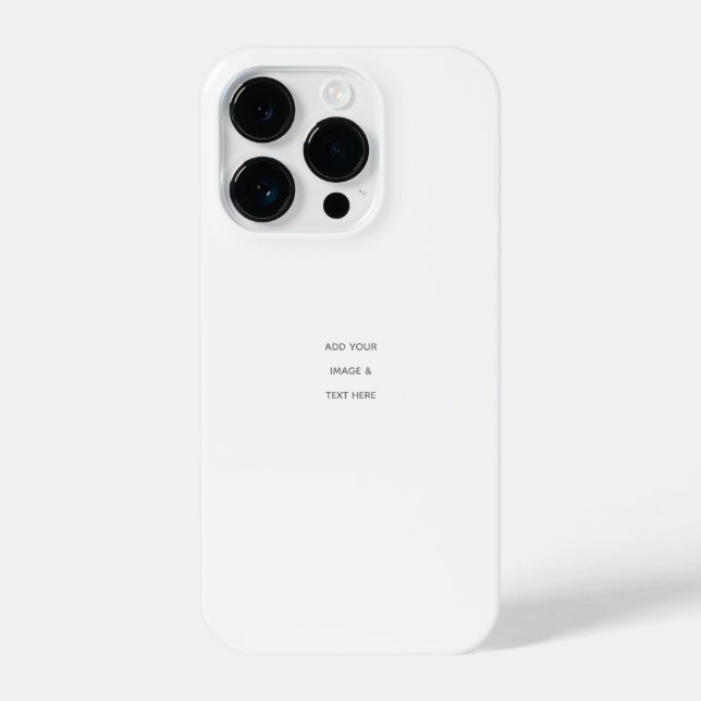 Coque iPhone Create Your Own white  (Verso)