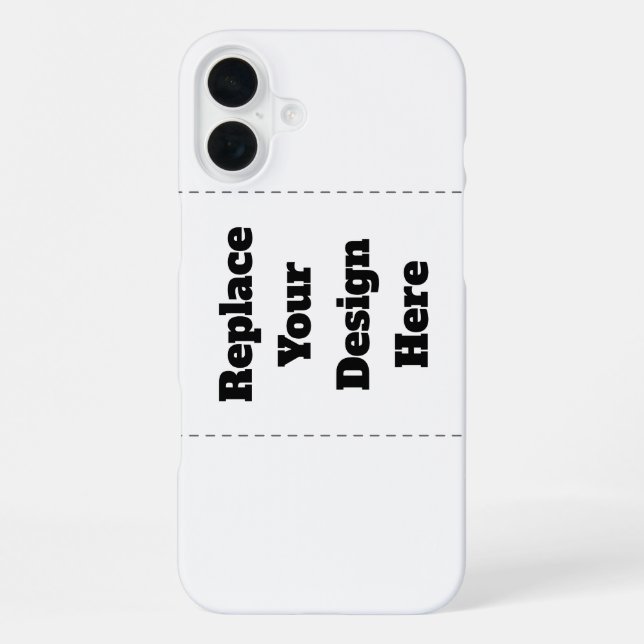 Coque iPhone Create Your Own white  (Verso)
