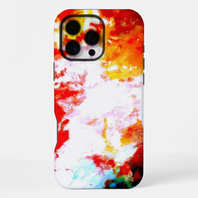 Coque iPhone Création d'art abstrait (Verso)