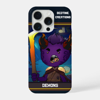 Coque iPhone 15 Pro Créations de l'heure du coucher Les démons règnent