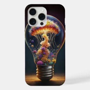 Coque iPhone 15 Pro Max Créativité aquatique de bulbe de verre fantastique