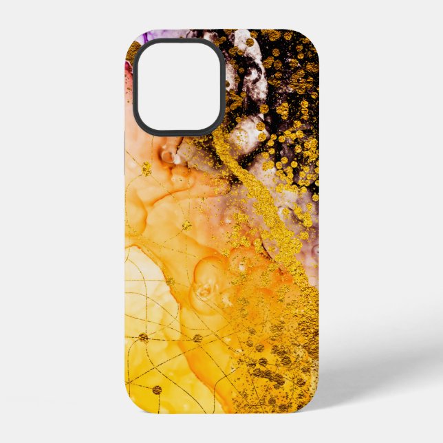 Coque iPhone Créativité transparente. Nuages abstraits -ART. Ch (Verso)
