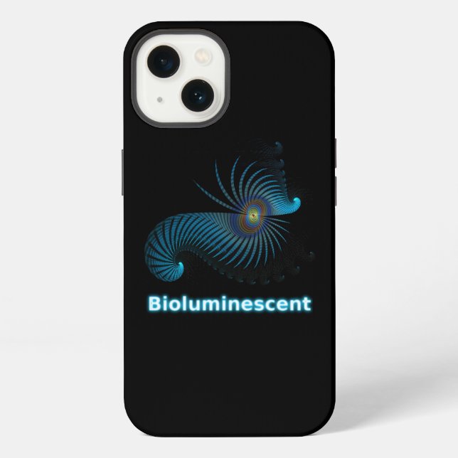 Coque iPhone Créature Alien Bioluminescente de la Mer (Verso)