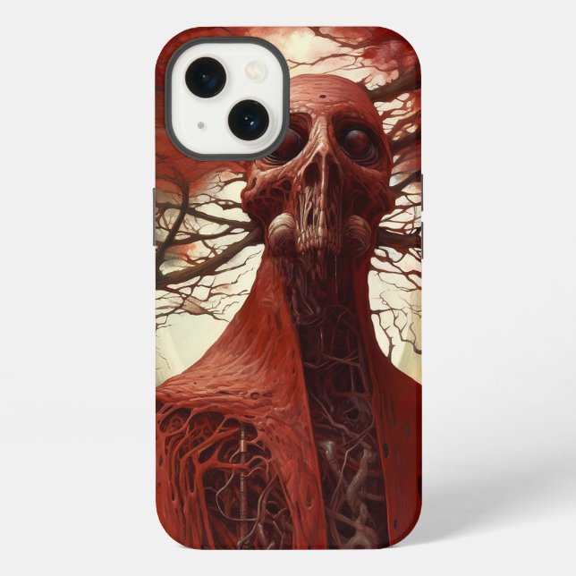 Coque iPhone Créature Alien Sci-fi Horreur Art (Verso)
