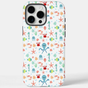 Coque iPhone 16 Pro Max Créatures marines sous-marines fantaisistes