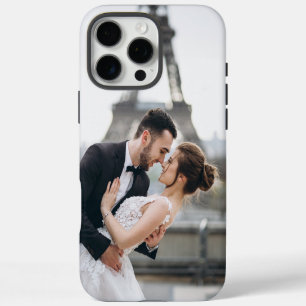 Coque iPhone 16 Pro Max Créez vos propres photos de mariage d'amour romant