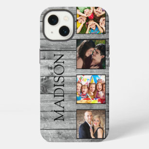Etui iPhone 13 Créez Votre Collage Photo Personnalisé Rustique Fe