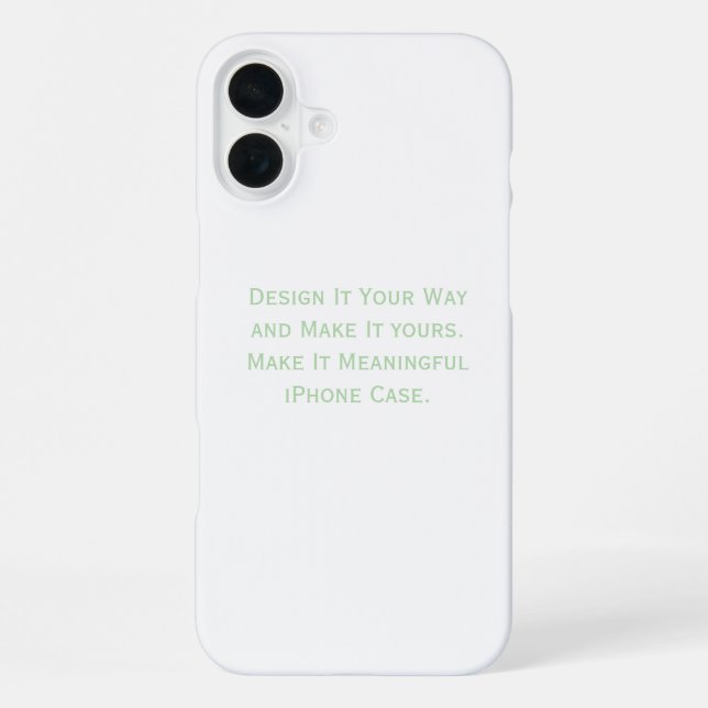 Coque iPhone Créez Votre Personnalisation  (Verso)