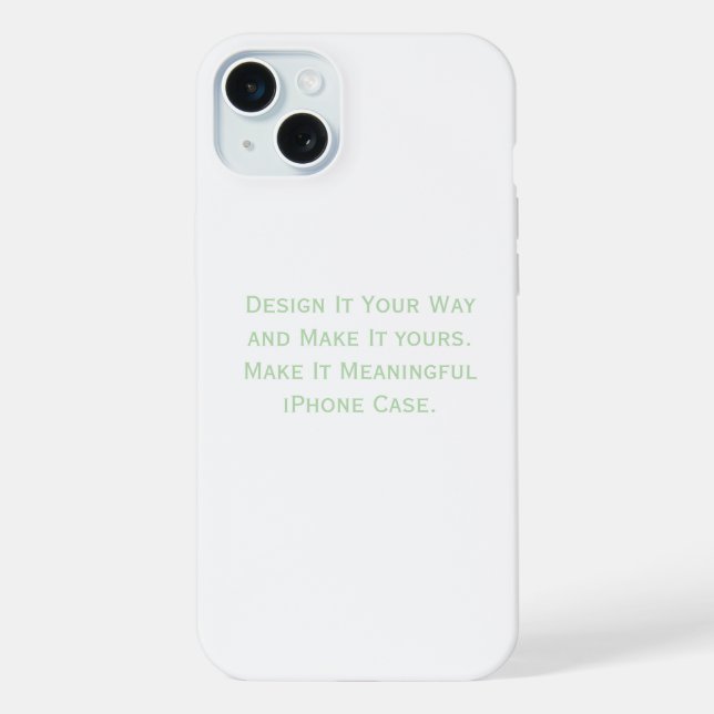 Coque iPhone Créez Votre Personnalisation  (Verso)
