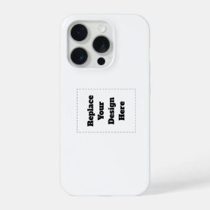 Coque iPhone 15 Pro Créez votre propre blanc