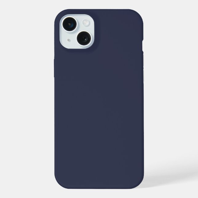 Coque iPhone Créez votre propre bleu gris personnalisable (Verso)