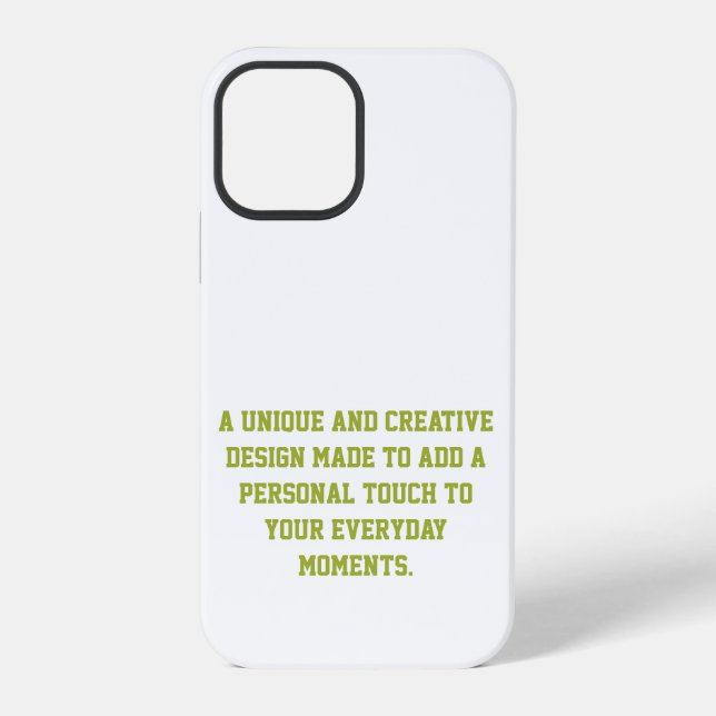 Coque iPhone Créez votre propre boîtier robuste pour iPhone 12  (Verso)