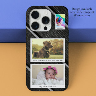 Coque iPhone 15 Pro Créez votre propre collage de 3 photos