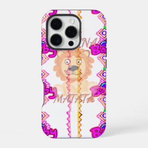 Coque iPhone 16 Pro Créez Votre Propre Dessin De Texte De Lionceau Amu
