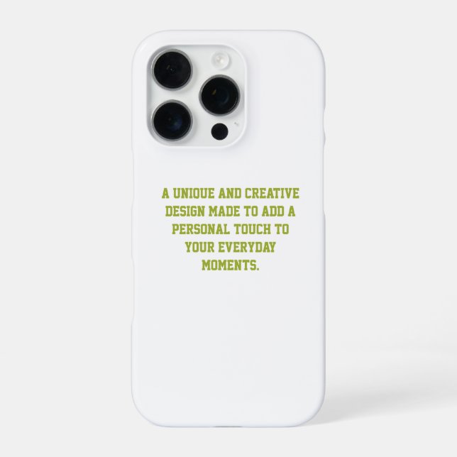 Coque iPhone Créez votre propre étui iPhone 16 Pro Barely There (Verso)