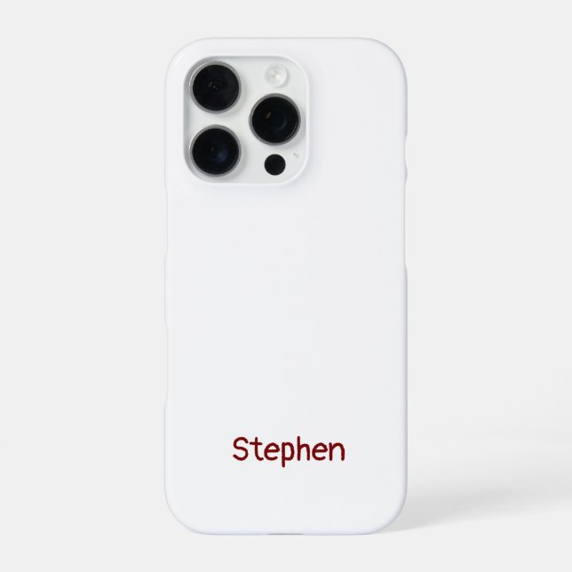 Coque iPhone Créez votre propre étui iPhone 16 Pro Slim (Verso)