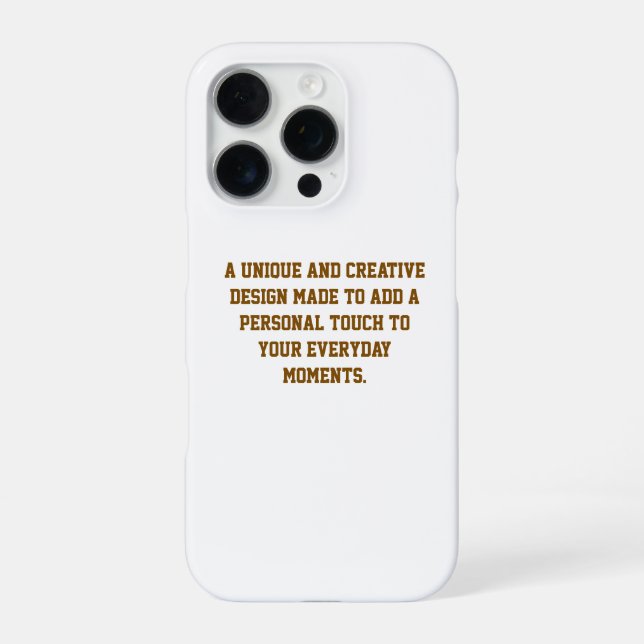 Coque iPhone Créez votre propre étui iPhone 16 Pro Slim (Verso)