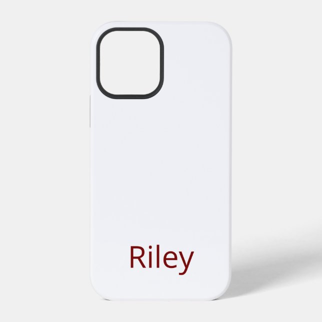 Coque iPhone Créez votre propre étui robuste pour iPhone 12 Pro (Verso)