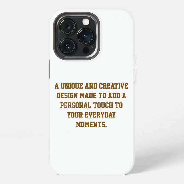 Coque iPhone Créez votre propre étui robuste pour iPhone 13 Pro (Dos)