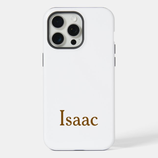 Coque iPhone Créez votre propre étui robuste pour iPhone 15 Pro (Verso)