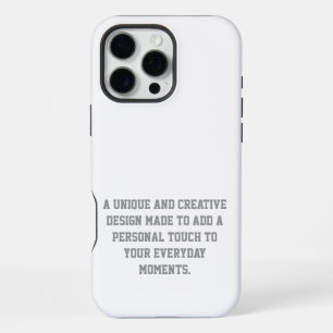 Coque iPhone 16 Pro Max Créez votre propre étui robuste pour iPhone 16 Pro