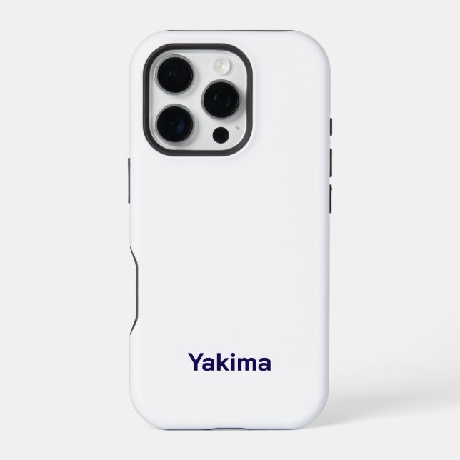 Coque iPhone Créez votre propre étui robuste pour iPhone 16 Pro (Verso)