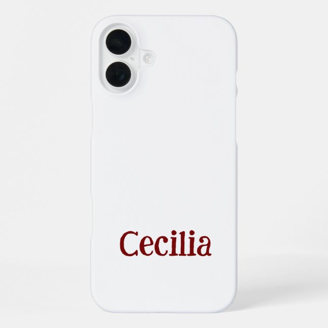 Coque iPhone Créez votre propre étui slim pour iPhone 16 Plus (Verso)