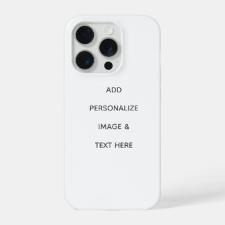 Coque iPhone 15 Pro Créez Votre Propre Personnalisation