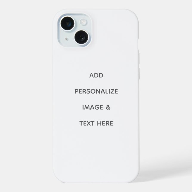 Coque iPhone Créez Votre Propre Personnalisation (Verso)