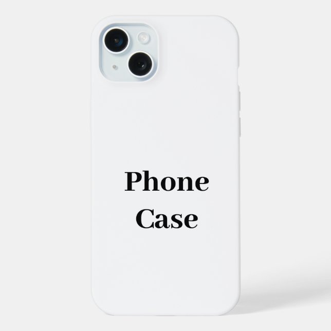 Coque iPhone Créez Votre Propre Promotion de Marque Simple (Verso)