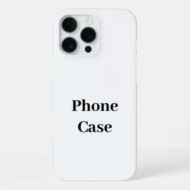 Coque iPhone Créez Votre Propre Promotion de Marque Simple (Verso)
